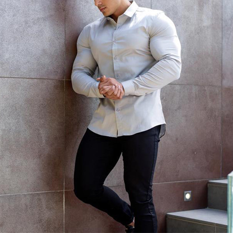 Dorian – Męska koszula slim fit stretch
