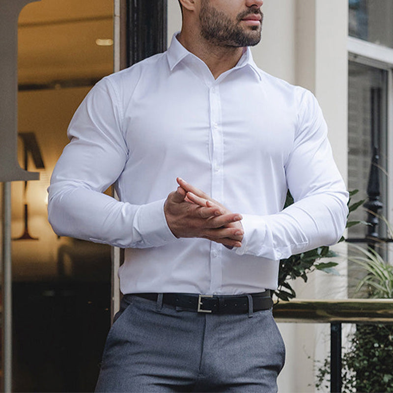 Dorian – Męska koszula slim fit stretch