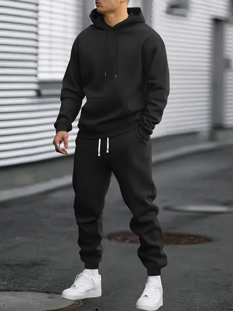 Męski Komplet Dresowy | Bluza z kapturem i joggery