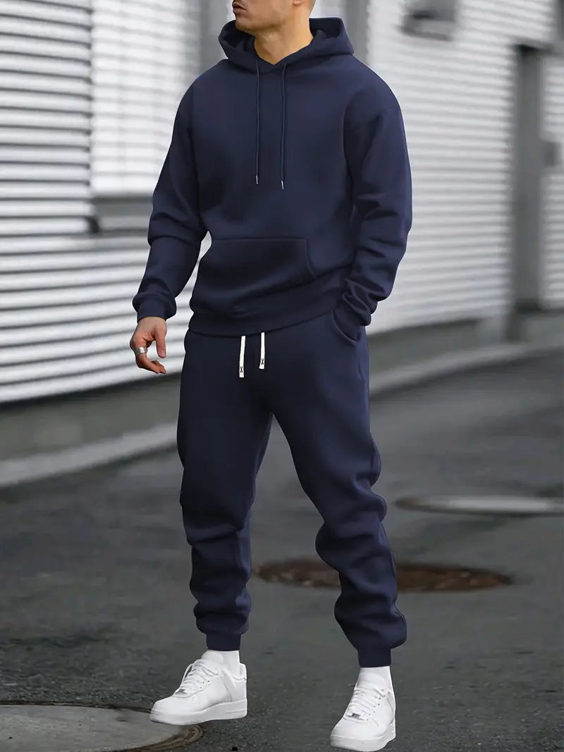 Męski Komplet Dresowy | Bluza z kapturem i joggery