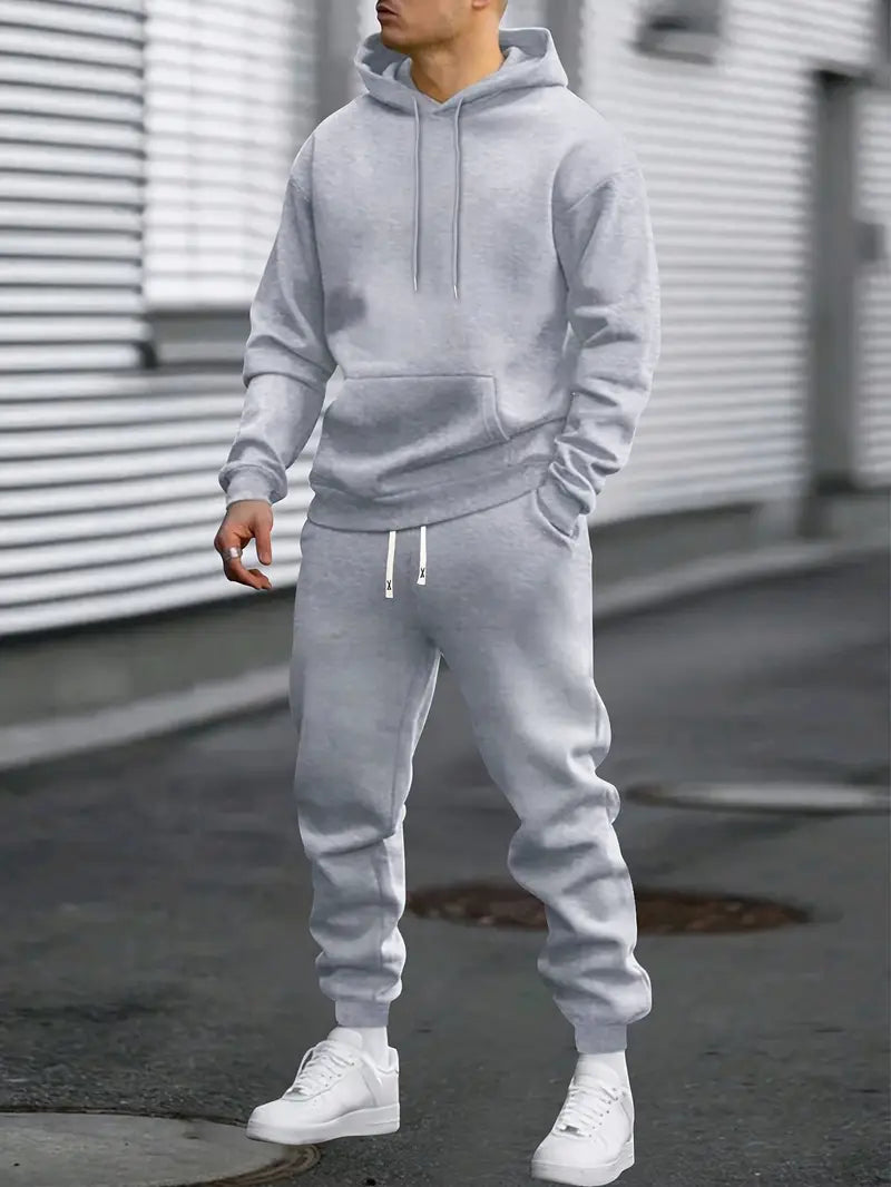 Męski Komplet Dresowy | Bluza z kapturem i joggery