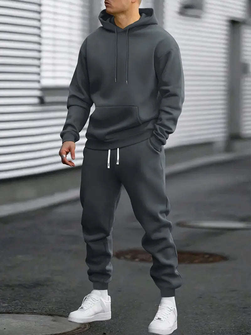 Męski Komplet Dresowy | Bluza z kapturem i joggery