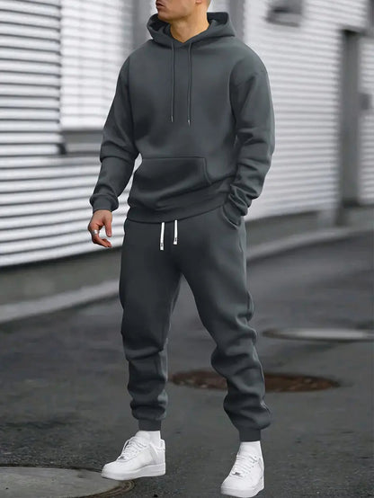 Męski Komplet Dresowy | Bluza z kapturem i joggery